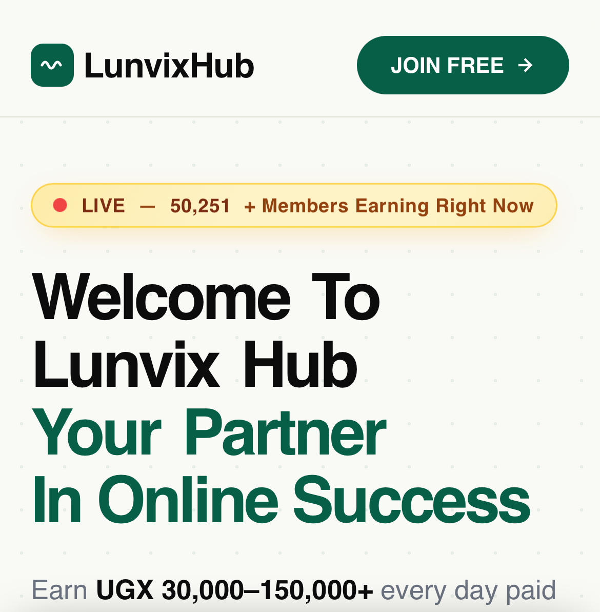 Lunvixhub Homepage