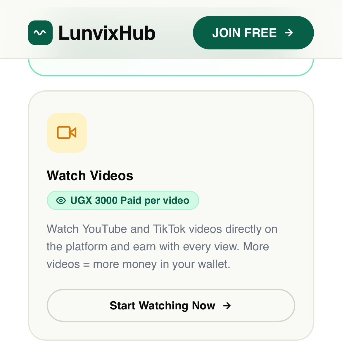 Ways to earn with Lunvixhub.