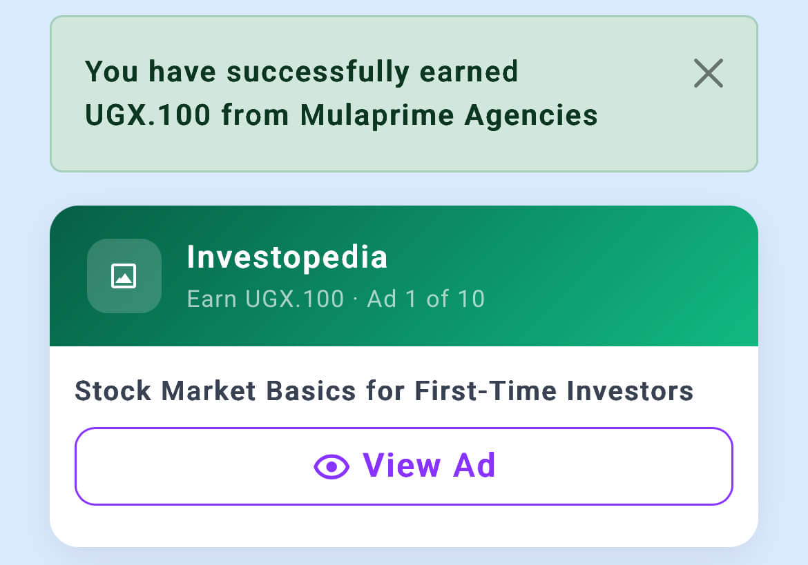 Mulaprime paid ads.
