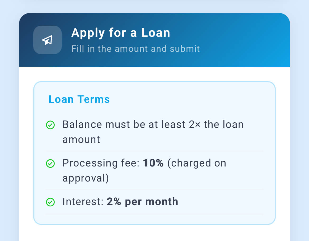 Mulaprime Loan feature.