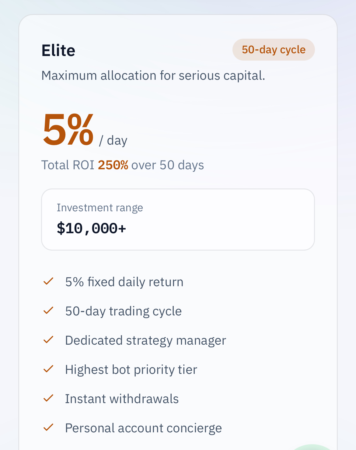 Nexio Trader pro package screenshot.