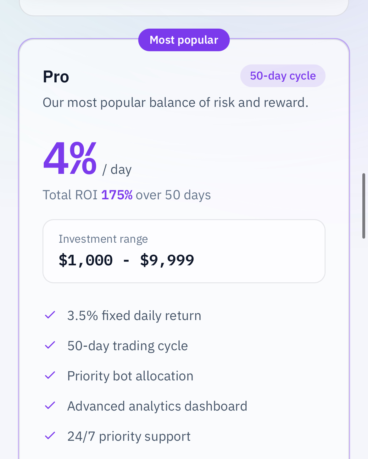 Nexio Trader pro package.